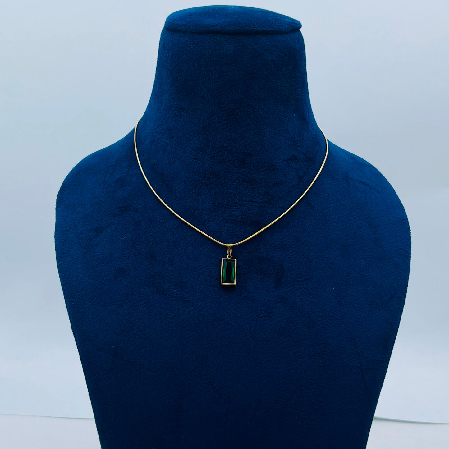 Green Stone Necklace